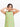 Girl's Parrot Green Pishwas - EGTP23-22196ST
